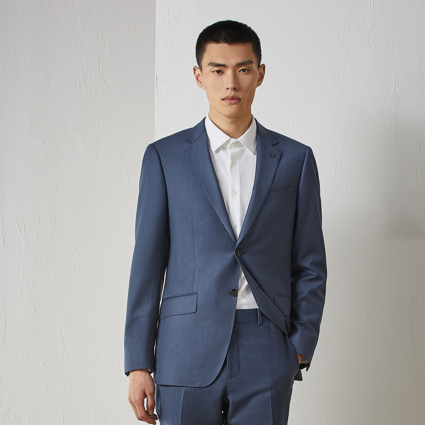 BONI/堡尼秋冬新品羊毛西装商务男士西服礼服外套