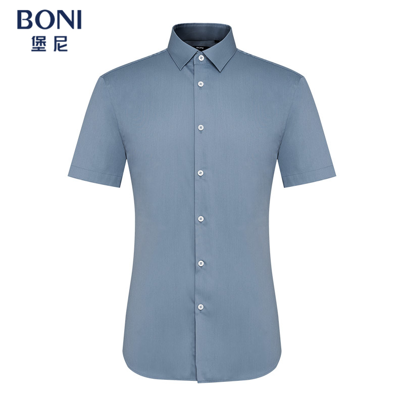 BONI/堡尼短袖商务衬衫