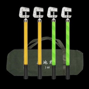 极速VK压接地线接地棒25p平x方软铜线配5房专用接地线夹3电高V接