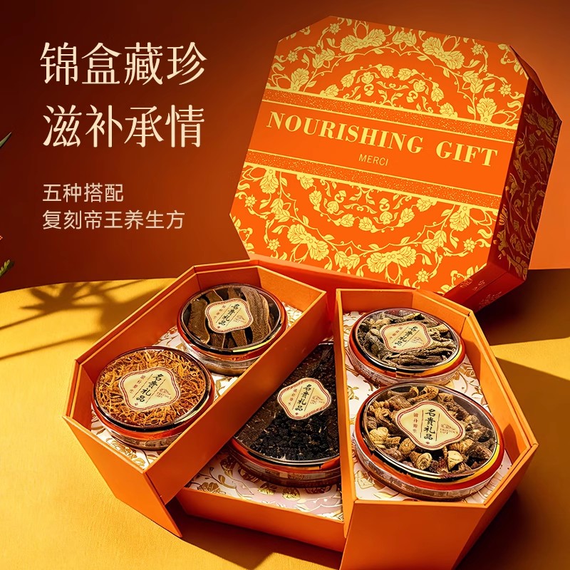 菌菇礼盒菌菇类山珍干货云南特产送礼见长辈送奶奶老人滋补营养YM