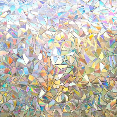 Window Privacy Film, Rainbow Window Clings, 3D Decorative Wi