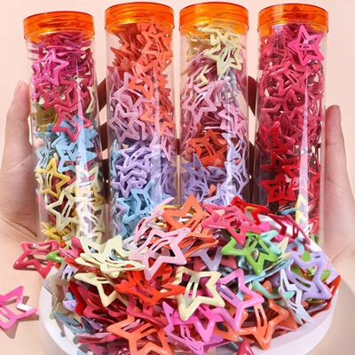 20 Colorful Star BB Hair Clips For Girls Children Lovely Hai