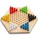 Checkers Chinese with Wooden Family 2023 Marbles Solid