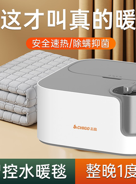 水暖电热毯单双人2024家用调温水循环加热褥子官方旗舰店s18025