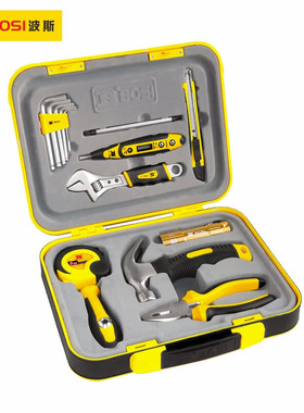 波斯工具（BOSI TOOLS）15件家用组套 BS518015