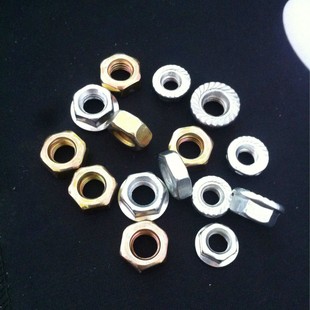 法兰螺帽 花齿螺母 防松螺母 M24 法兰防滑螺母 六角法兰螺母