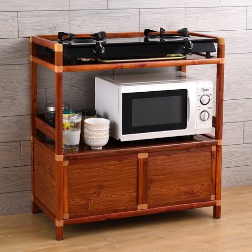 碗柜不锈钢家用厨房经济型橱柜灶台柜木纹收纳柜简易储物置物柜子