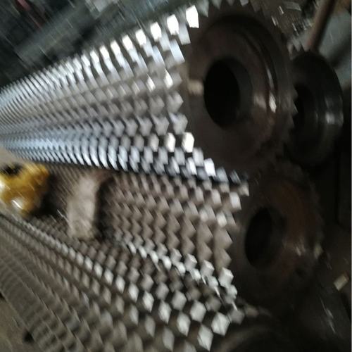 削片机齿板进料滚牙板飞刀压板216齿板盖板削片机配件喂料滚刀鼓