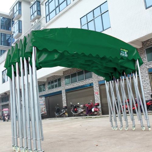 户外移动推拉帐篷夜市伸缩折叠雨棚防雨活动收缩遮阳棚汽车易梵斯