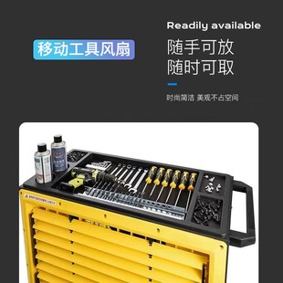 雷豹EF2422D手推工具移动大风扇称重力强工厂商铺降温通风设备