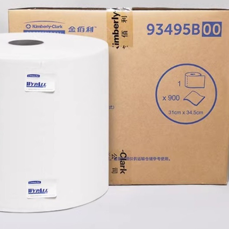WYPALL*X60擦拭布金佰利93495B劲拭大卷式吸水吸油清洁除尘纸布