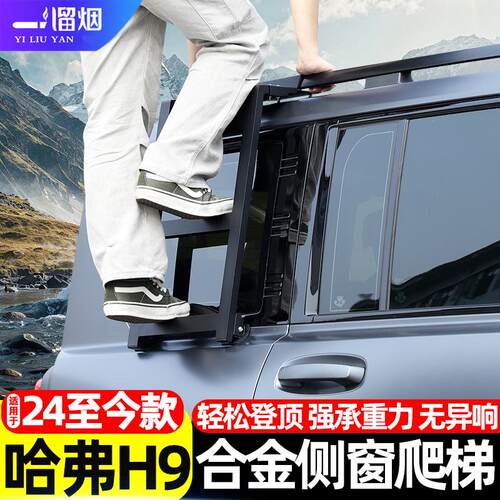 适用于哈弗H9侧窗爬梯