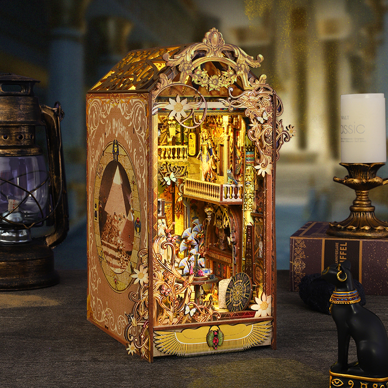 感应立体书立拼装模型书档