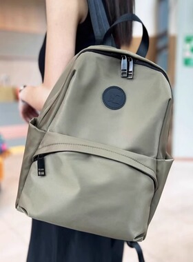 法国ZAMP官方高级感电脑包新款旅行轻便双肩包女大容量牛津布背包