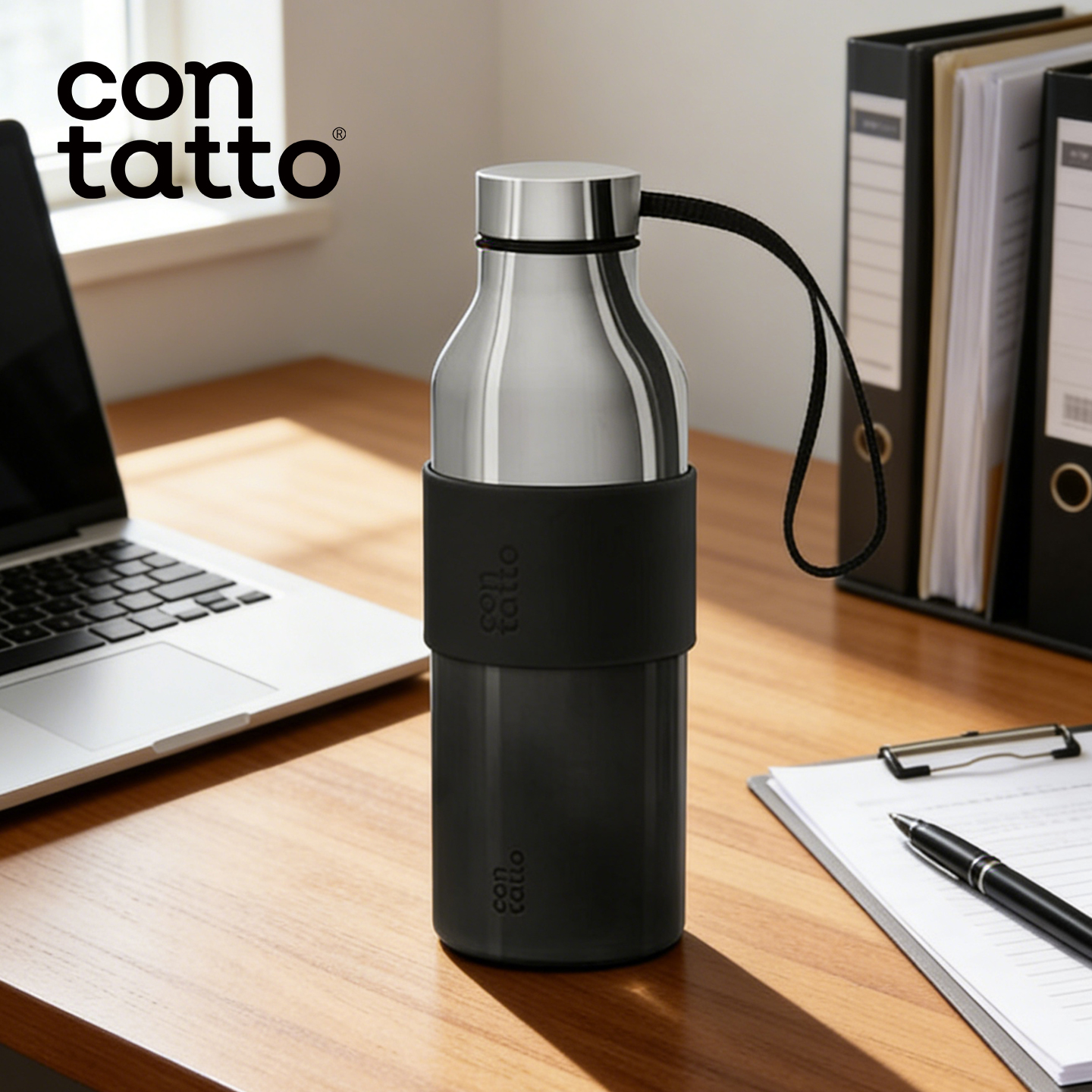 12小时长效保温，硅胶提手，304不锈钢内胆