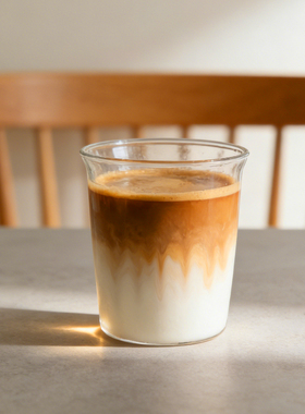 日本Kinto Cast超薄耐热咖啡dirty玻璃杯家用冷萃拿铁透明杯子