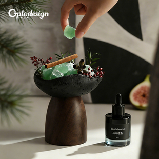 OPT北欧冷杉森林精油无火香薰扩香石摆件香氛礼盒高级感生日礼物