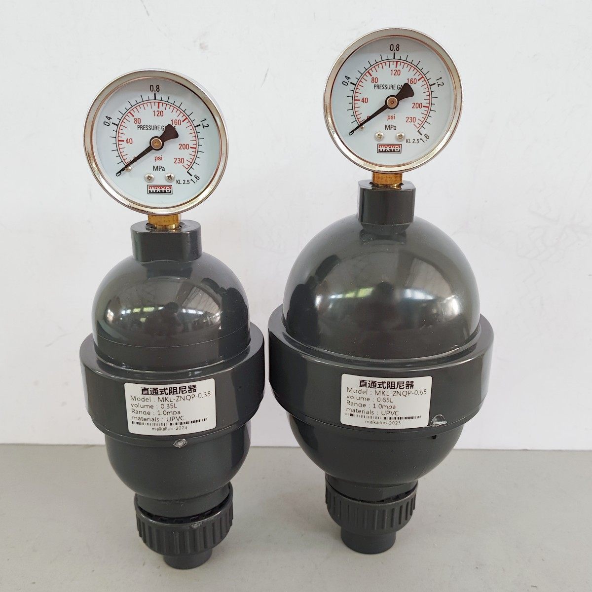 脉冲阻尼器直通式阻尼器1.0mpa