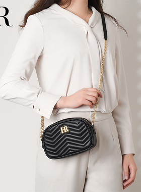 HR赫莲娜包包2026新款包包潮时尚小方包女单肩相机包链条斜挎包女