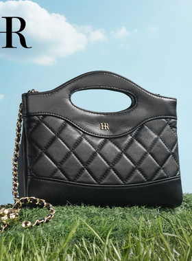 2026hr赫莲娜菱格包包女新款手提包菜篮子链条单肩包时尚斜挎包