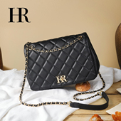 新年礼物真皮2026hr赫莲娜包包女新款 轻奢女包单肩斜挎包