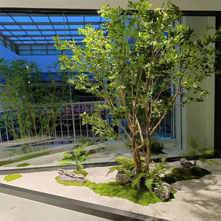 仿真马醉木绿植造景假植物装饰室内大型落地景观仿真树橱窗装饰树