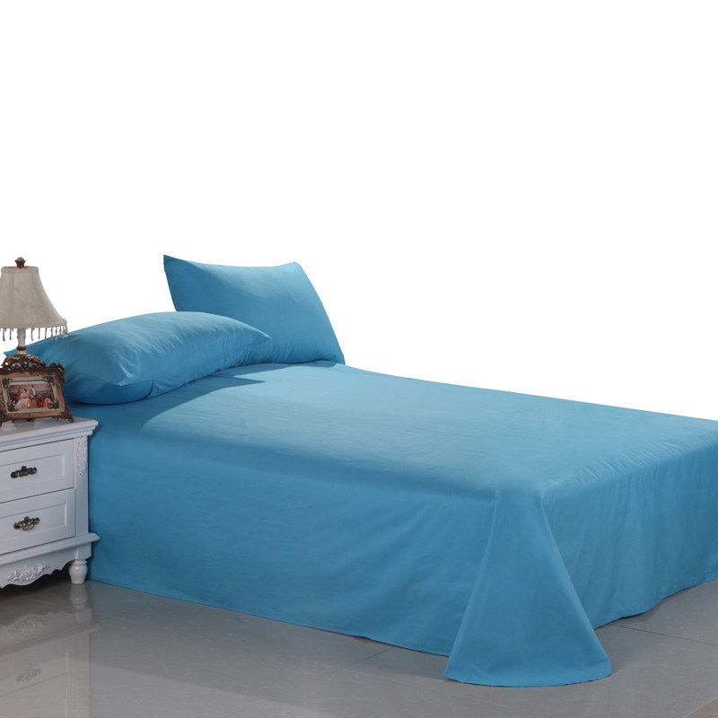 床单被套四件套棉全棉斜纹 色纯棉素色四件套酒店宾馆床上用品