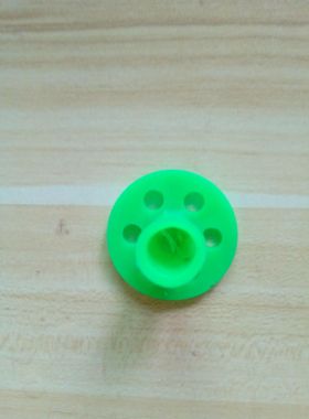 六孔平底鸡毛毽子底座平底绿色柔软适合做小孩子踢的毽子的材料