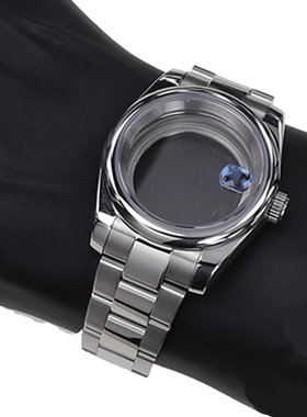 适装NH35NH36机芯蚝式恒动精钢表壳36mm/39mm蓝宝石镜面全套圆边