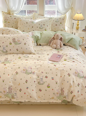 纯棉被套100全棉被罩单件200x230双人180x220cm学生150x200单人