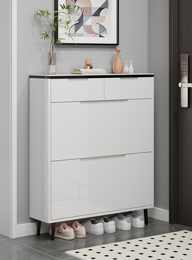 鞋柜家用门口玄关柜一体轻奢超薄大容量翻斗柜简约现代入户储物柜