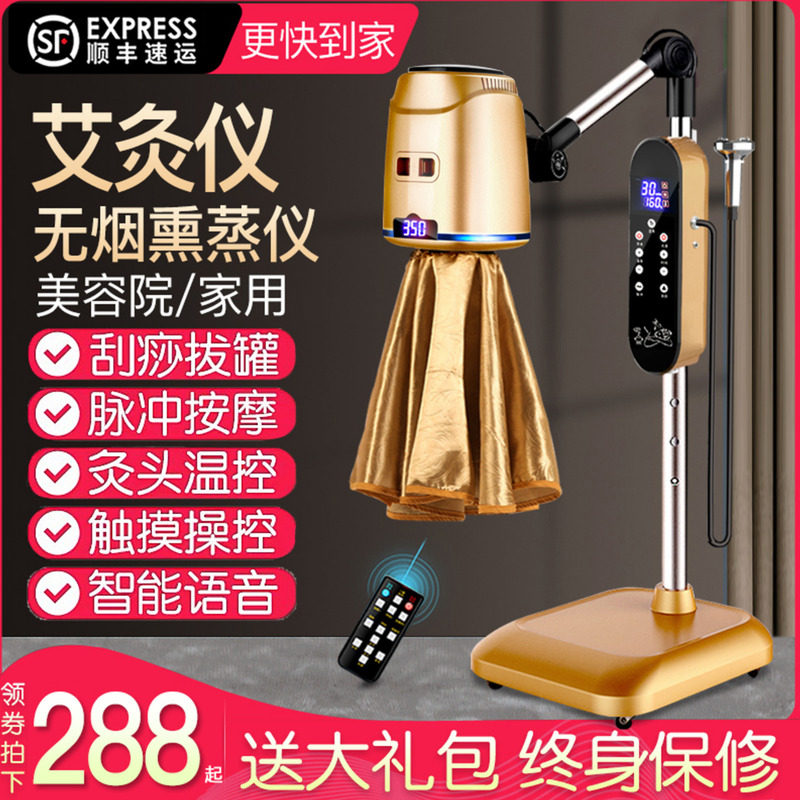 艾灸家用仪器宫寒理疗熏蒸仪盒随身灸养生美容院专用艾炙灯艾灸仪