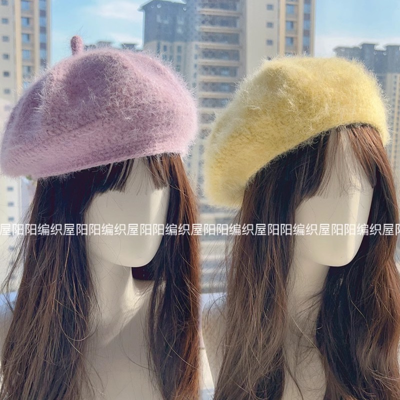 阳阳编织屋diy手工编织贝雷帽子材料包秋冬新款毛线钩针闺蜜礼物