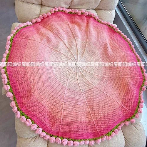 Розовое одеяло, набор материалов, плетеный крючок для вязания ручной работы на день Святого Валентина, градиент, «сделай сам», подарок на день рождения