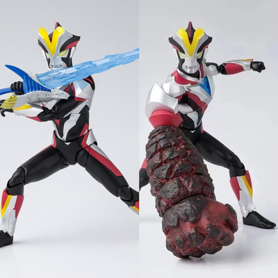 新款SHF维克特利奥特曼 胜利谢帕顿圣剑银河可动模型儿童礼物盒装