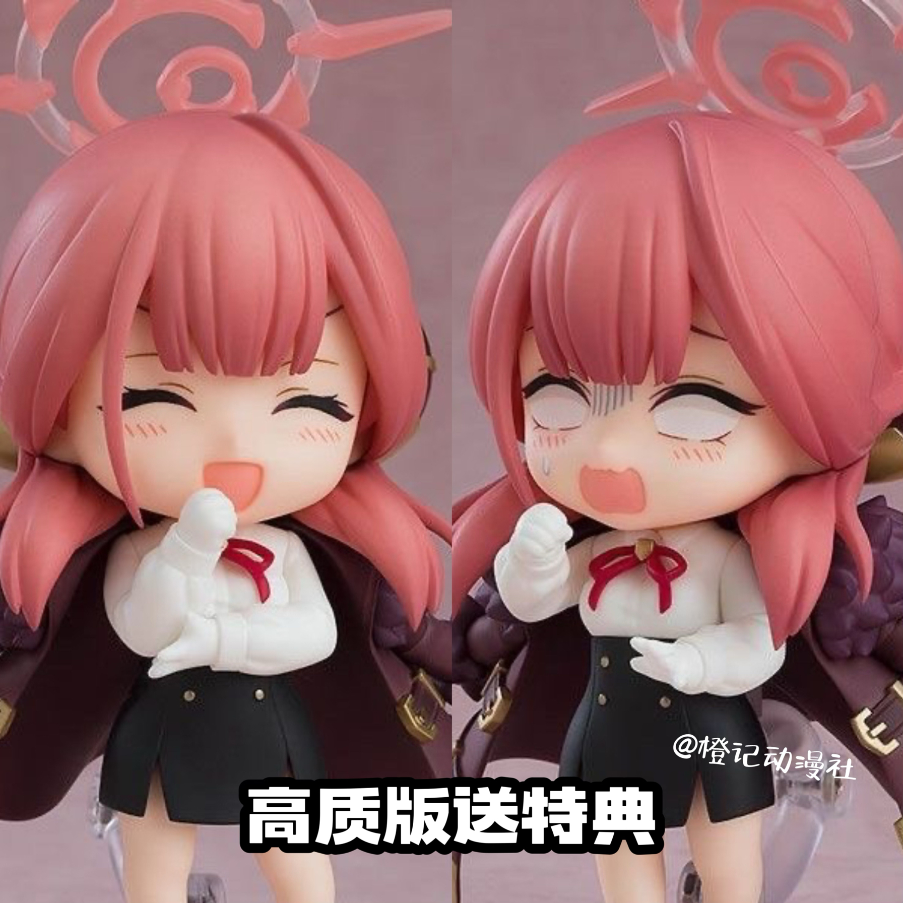 优质版粘土人Q版蔚蓝档案 陆八魔爱露可动人偶模型送特典盒装手办