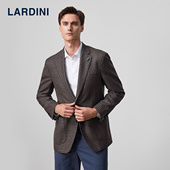 LARDINI意大利进口羊毛千鸟格秋冬单西商务休闲西服男西装 外套