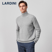 LARDINI意大利进口羊绒羊毛高领毛衣男秋冬打底针织衫