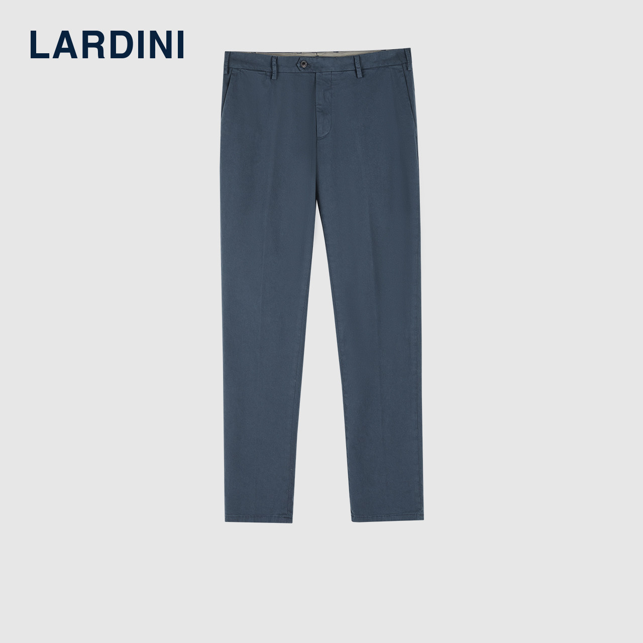 LARDINI意大利进口长绒棉微弹便裤通勤百搭职业商务休闲长裤