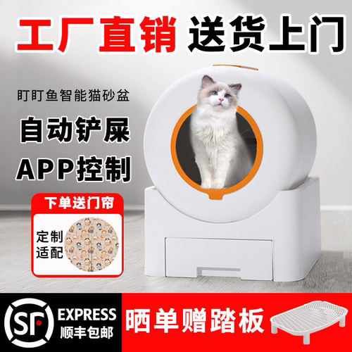盯盯鱼全自动猫砂盆除臭大空间