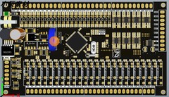 Fx3U源码 STM32仿三菱PLC，国产PLC方案 PCB原理图源码