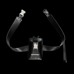 OUTOF 包皮带户外健身百搭机能硬汉腰带背包 PU皮革合金锁扣工装