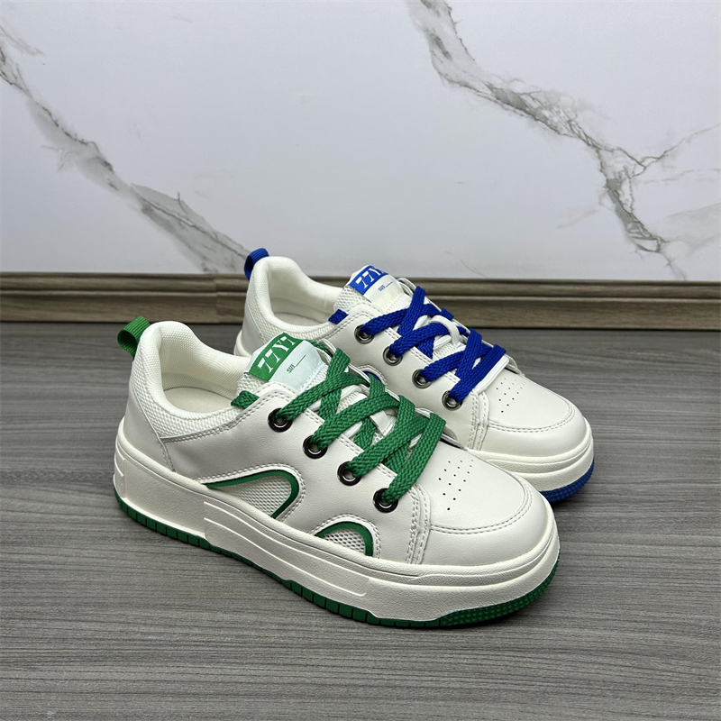 工厂尾货断码处理小白鞋女夏季圆头系带平底百搭舒适特价低帮板鞋