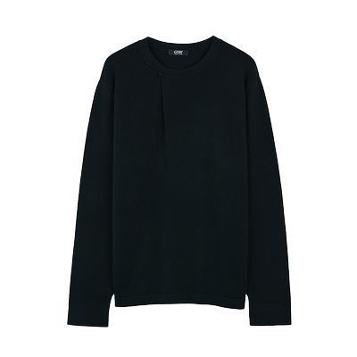 GOBI圆领盘扣男式羊绒毛衣针织衫