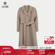 百搭羊绒大衣女士款 Gobi戈壁25冬季 气质纯色中长款 毛呢外套WC0133