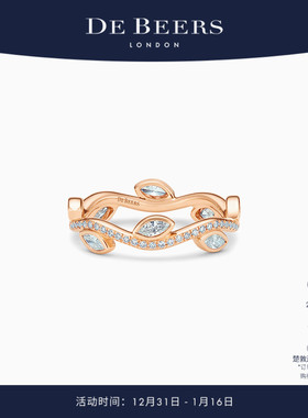 [新年礼物]De Beers 戴比尔斯 Adonis Rose 18K玫瑰金戒指