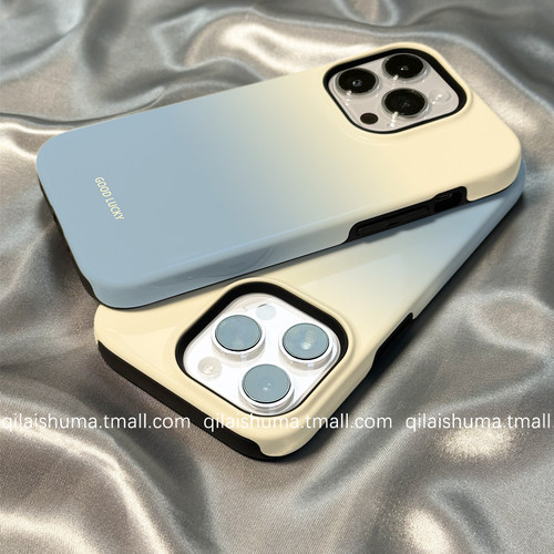 适用于苹果系列手机壳蓝色菲林