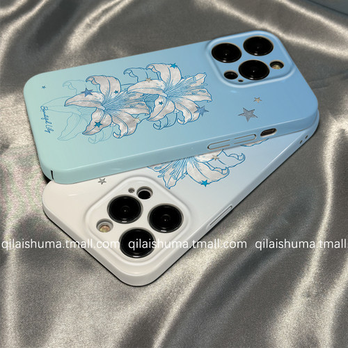 适用于华为系列手机壳百合花菲林