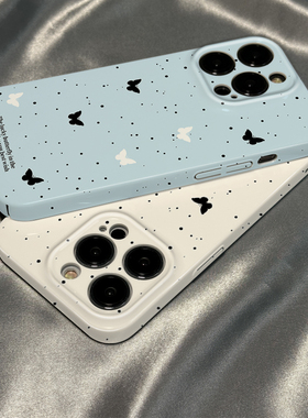 柒莱菲林壳适用于oppoa97手机壳a93s新款a58x简约蓝色蝴蝶泼墨a72硅胶a57防摔a55硬壳a3pro男女k11k10k9软套