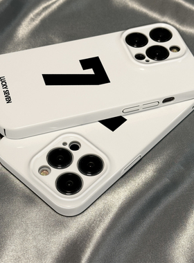 菲林壳适用于opporeno15/14/12/11/10pro+手机壳13新款9潮牌幸运简约数字6硅胶5硬女防摔findx8x7/x6软保护套